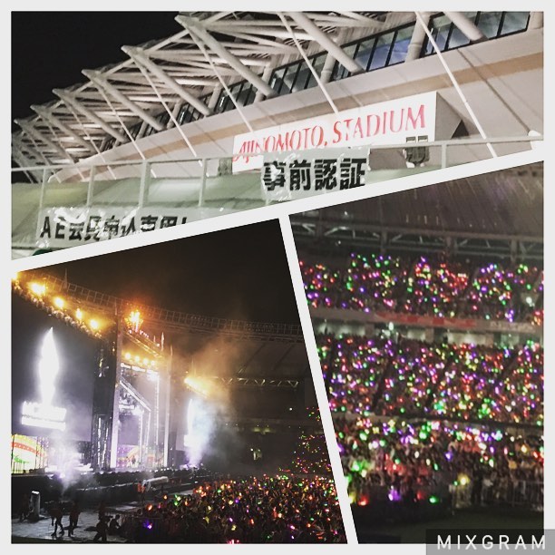 初めての味スタももクロ夏のバカ騒ぎでございました。あぁ。。。燃え尽きた 笑